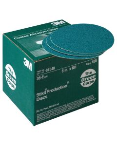 Green Corps™ Stikit™ Production™ Discs - 6” (36E Grade)