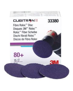 Cubitron™ II Fibre Roloc™ Discs - 2” (80+ Grade)