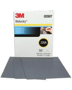 Wetordry™ Tri-M-ite™ Sheets (A Weight, 220A Grade)