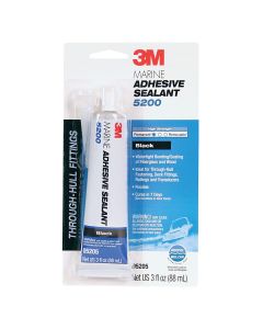 Marine Adhesive/Sealant 5200 - Black (3 oz. Tube)