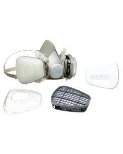 Half Facepiece Disposable Dual Cartridge Respirator Pack-Out (Medium)