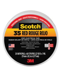 Vinyl Color Coding Electrical Tape 35 (Red)