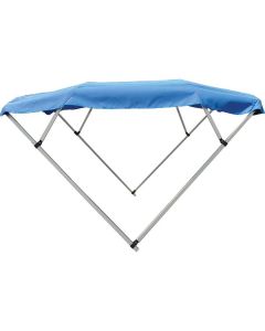 4 Bow Round Tube Bimini Top with Boot 67”-72” (Blue)