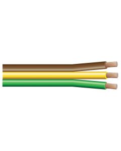 3-Conductor Bonded Parallel Wire (16 Gauge, Brown/Yellow/Green, 100’)