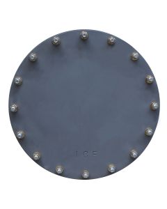 18” Raised Multi-Bolt Manhole with Bolts - 82 lbs. (Painted Steel)