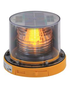 Tophat Series L.E.D. Solar Barge Light (Amber Flashing)