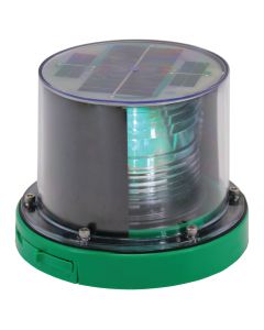 Tophat Series L.E.D. Solar Barge Light (Starboard Side)