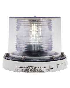 Tophat Series Solar Marker Light (Magnetic Mount Clear)