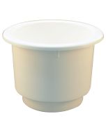 Over-Sized Drop-In Recessed Drink Holder (White)