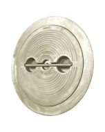 Flush T-Handle Strongback 20” Round Aluminum Hatch (Cast Aluminum Deck Ring)