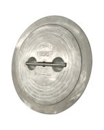 Flush T-Handle Quick-Acting 4-Dog 20” Round Aluminum Hatch (Galvanized Steel Deck Ring)