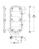 ABS Grade Commercial Watertight Door - All Steel (30” x 60”, LH)