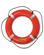 Life Ring Deck Buoy (Orange with Retro-Reflective Tape)