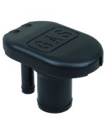 Fig. 1319 Non-EPA Vented Deck Fills for 1-1/2” Hose - Straight Neck (Black Polymer)