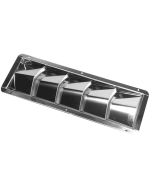 Stainless Steel 5 Louvered Vent (4-5/16” x 12-5/8”)