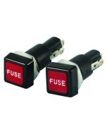 Square Face Panel Mount Fuse Holder