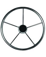 Stainless Steel 5 Spoke Destroyer Type Steering Wheel Without Control Knob (15”)