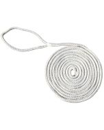 Double Braided Nylon Dock Line (5/8” X 25’, White)