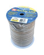 Braided Nylon Anchor Line (3/8” x 100’ L, Gold)