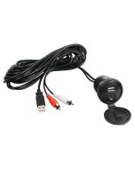 JENAUX USB Interface and 1/8” Auxiliary Input Jack