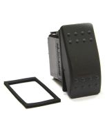 Illuminated Weather Resistant Contoura® II Rocker Switch (Momentary On-Off-Mom. On)