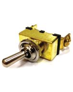 Heavy Duty Toggle Switch - All Brass Construction