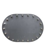 15” x 23” Raised Multi-Bolt Manhole 104 lbs. (Stainless Steel)